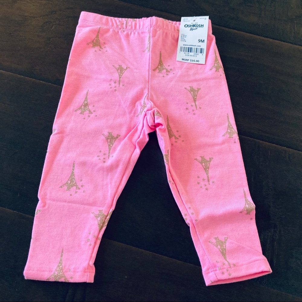 Carter’s Baby Girl Leggings Bundle, 3 Count - Picture 2 of 13